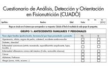 Cuestionario de Análisis, Detección y Orientación en Fisionutrición